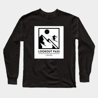 Lookout Pass ski Idaho usa Long Sleeve T-Shirt